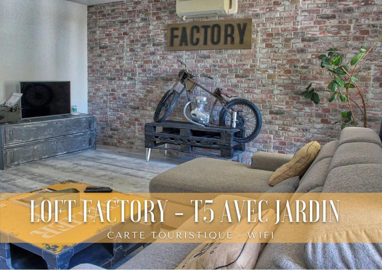 The Loft Factory 4 Chambres Vue Garonne + Jardin Lormont Buitenkant foto